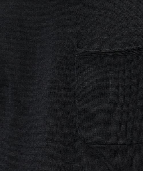 green label relaxing（グリーンレーベルリラクシング）の「SC DRY-MIX ﾎﾟｹｯﾄ ｸﾙｰﾈｯｸ / 半袖ニット / カットソー ＜機能性素材＞ 吸水速乾 ◆（Tシャツ/カットソー・メンズ・ターコイズブルー/ホワイト/ワインレッド/ブラック・LARGE/MEDIUM/SMALL）」の21枚目の写真