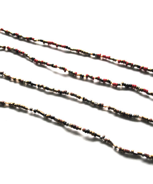 BEATJIVE（ビートジャイブ）の「ネイティブデザイン ロングビーズネックレス（ネックレス・メンズ・ブラック/レッド・FREE）」の12枚目の写真