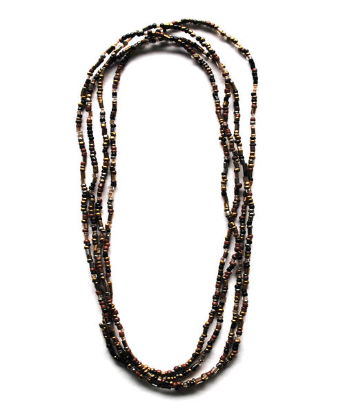 BEATJIVE（ビートジャイブ）の「ネイティブデザイン ロングビーズネックレス（ネックレス・メンズ・ブラック/レッド・FREE）」の7枚目の写真