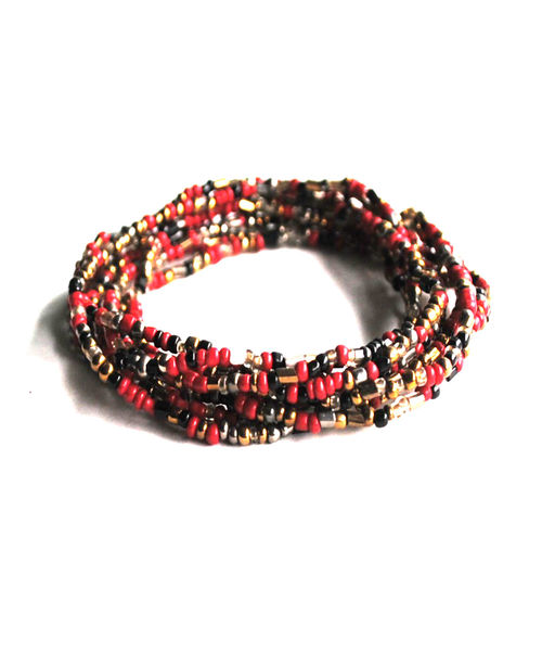 BEATJIVE（ビートジャイブ）の「ネイティブデザイン ロングビーズネックレス（ネックレス・メンズ・ブラック/レッド・FREE）」の16枚目の写真