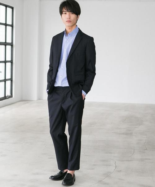 green label relaxing（グリーンレーベルリラクシング）の「NM メンシルクストレッチツイルジャケット M68 ◆（テーラードジャケット・メンズ・ダークグレー/ネイビー/ダークブラウン・L/M/S）」の4枚目の写真