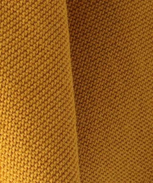 Liesse（リエス）の「Vネックコクーン求心プルオーバー（ニット/セーター・レディース・イエロー/ベージュ/ネイビー/オフホワイト・FREE）」の9枚目の写真