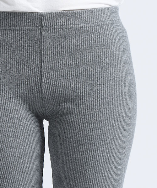 LIPSTAR（リップスター）の「リブレギンス（レギンス/スパッツ・レディース・グレー/グレー系その他・M）」の3枚目の写真