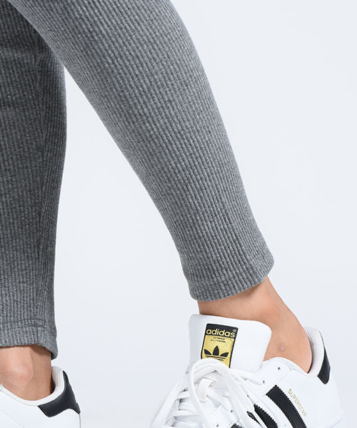 LIPSTAR（リップスター）の「リブレギンス（レギンス/スパッツ・レディース・グレー/グレー系その他・M）」の7枚目の写真