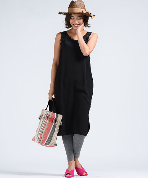 LIPSTAR（リップスター）の「リブレギンス（レギンス/スパッツ・レディース・グレー/グレー系その他・M）」の9枚目の写真