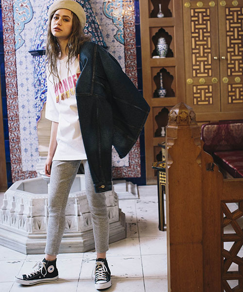 LIPSTAR（リップスター）の「リブレギンス（レギンス/スパッツ・レディース・グレー/グレー系その他・M）」の5枚目の写真