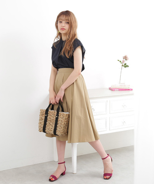 N.（N. Natural Beauty Basic）（エヌエヌナチュラルビューティーベーシック）の「ボイルローンギャザーネックブラウス（シャツ/ブラウス・レディース・ホワイト/ブラウン/イエロー/ネイビー・MEDIUM）」の17枚目の写真