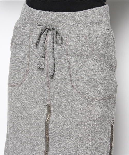 goa(ゴア)の「T/C裏毛ロングスカート(スカート・レディース・アイボリー/グレー/ベージュ・FREE)」の6枚目の写真