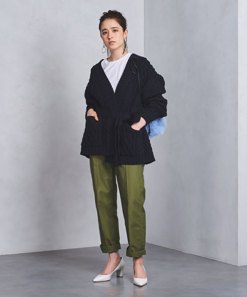 ユナイテッドアローズ UWSC ケーブル ショールカーディガン UNITED ARROWS（ユナイテッドアローズ）の「UWSC ケーブル ショール