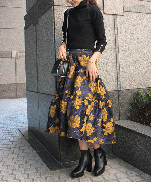 RANDA(ランダ)の「ストレッチブーツ(ブーツ・レディース・ブラック/ブラックミックス/ブラック系その他・S/M/L/LL)」の12枚目の写真