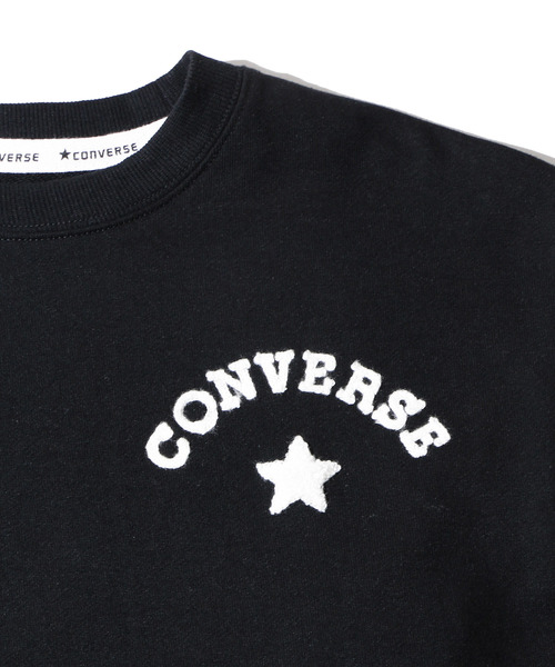 CONVERSE（コンバース）の「∴WEGO/CONVERSE別注サガラ刺繍プルオーバー（スウェット・メンズ・ホワイト/ブラック/ピンク/トリコロール/ワイン/ダークグリーン・MEDIUM/LARGE）」の22枚目の写真