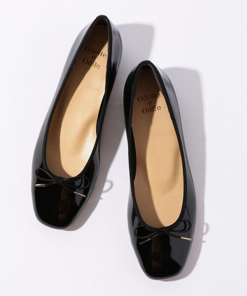ODETTE E ODILE(オデットエオディール)の「【WEB限定】O バレエFLT15●↓↑(バレエシューズ・レディース・オフホワイト/シルバー/ブラック/レッド・21.5cm/22cm/22.5cm/23cm/23.5cm/24cm/24.5cm/25cm)」の3枚目の写真
