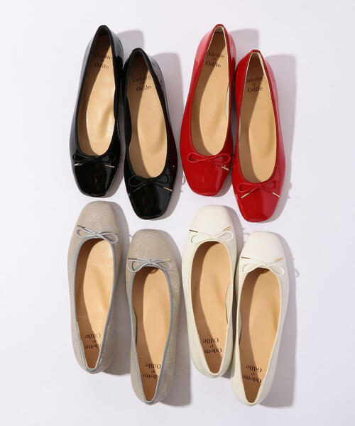 ODETTE E ODILE(オデットエオディール)の「【WEB限定】O バレエFLT15●↓↑(バレエシューズ・レディース・オフホワイト/シルバー/ブラック/レッド・21.5cm/22cm/22.5cm/23cm/23.5cm/24cm/24.5cm/25cm)」の13枚目の写真