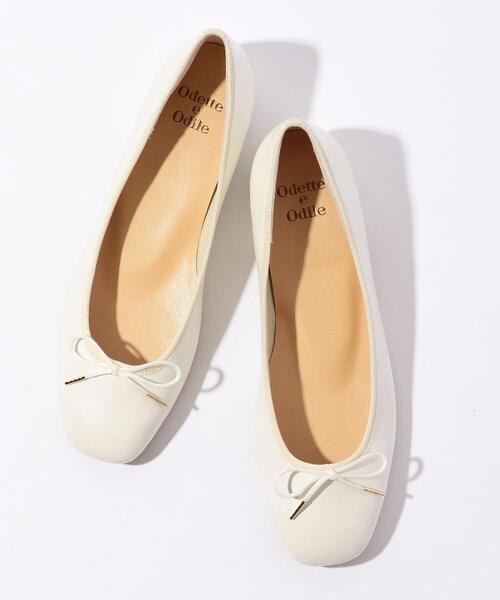 ODETTE E ODILE(オデットエオディール)の「【WEB限定】O バレエFLT15●↓↑(バレエシューズ・レディース・オフホワイト/シルバー/ブラック/レッド・21.5cm/22cm/22.5cm/23cm/23.5cm/24cm/24.5cm/25cm)」の16枚目の写真