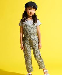 D.fesense | 【D.fesense /ディーフェセンス】チェリー柄サロペット＆Ｔセット(サロペット/オーバーオール)