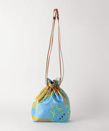 未使用品★ manipuri マニプリ 巾着ショルダーバッグ manipuri（マニプリ）の「manipur（マニプリ）巾着 ショルダー