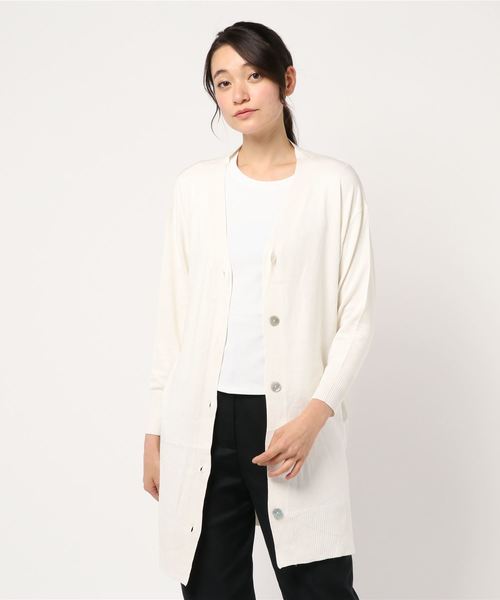 AMERICAN HOLIC（アメリカンホリック）の「ロングカーディガン（カーディガン/ボレロ・レディース・ブラック/ベージュ/アイボリー/グレー系その他・FREE）」の7枚目の写真