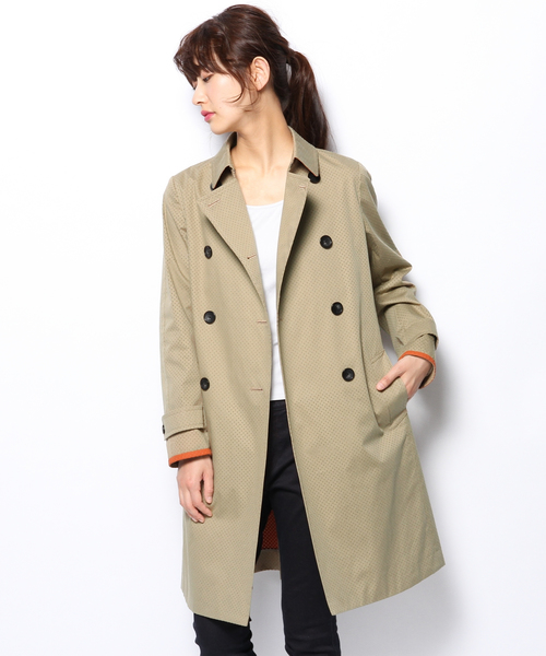 ポールスミス　ブラック トレンチコート KN ファッション ポールスミス BLACKトレンチコート