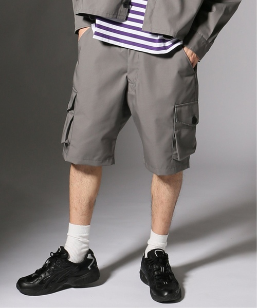JOURNAL STANDARD(ジャーナルスタンダード)の「ARKAIR×JS/アークエア別注:COMBAT SHORTS#(その他パンツ・メンズ・カーキ/チャコールグレー・30/32)」の1枚目の写真