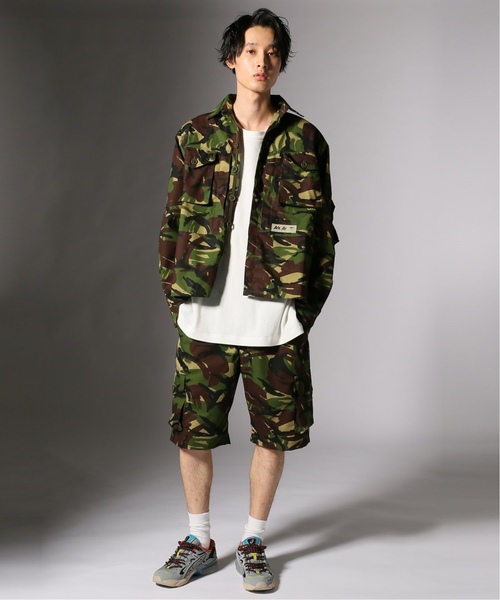 JOURNAL STANDARD(ジャーナルスタンダード)の「ARKAIR×JS/アークエア別注:COMBAT SHORTS#(その他パンツ・メンズ・カーキ/チャコールグレー・30/32)」の8枚目の写真