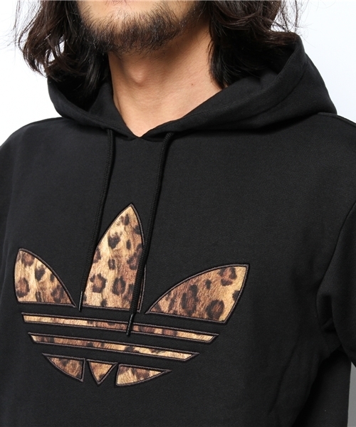 adidas Originals（アディダスオリジナルス）の「アディダス オリジナルス アニマル フーディ adidas Originals ANIMAL HOODIE（パーカー・メンズ・ブラック・MEDIUM/SMALL/LARGE/X-LARGE）」の8枚目の写真