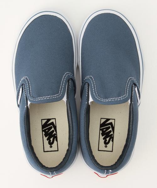 VANS（バンズ）の「VANS / CLASSIC SLIP-ON (13～21cm)（スニーカー・キッズ・ブラック/ブルー系その他・9(14cm)/8(13cm)/13(18cm)/Y2(20cm)/Y3(21cm)/10(15cm)/Y1(19cm)/12(17cm)/11(16cm)/Y4(22cm)）」の12枚目の写真