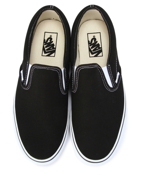 BEAUTY&YOUTH UNITED ARROWS（ビューティーアンドユースユナイテッドアローズ）の「＜VANS＞ CLASSIC SLIP-ON/スリッポン ¨◆（スニーカー・メンズ・ブラック/ホワイト・10/7h/9/11/8/8h/9h）」の3枚目の写真