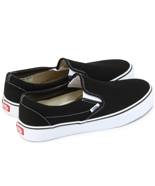 BEAUTY&YOUTH UNITED ARROWS（ビューティーアンドユースユナイテッドアローズ）の「＜VANS＞ CLASSIC SLIP-ON/スリッポン ¨◆（スニーカー・メンズ・ブラック/ホワイト・10/7h/9/11/8/8h/9h）」の6枚目の写真