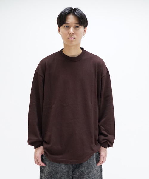 bukht（ブフト）の「bukht STANDARD LS /TEE -CORE COMPACT YARN-（Tシャツ/カットソー・メンズ・ホワイト/ブラック/アッシュブラウン/オレンジ・S/M/L）」の3枚目の写真