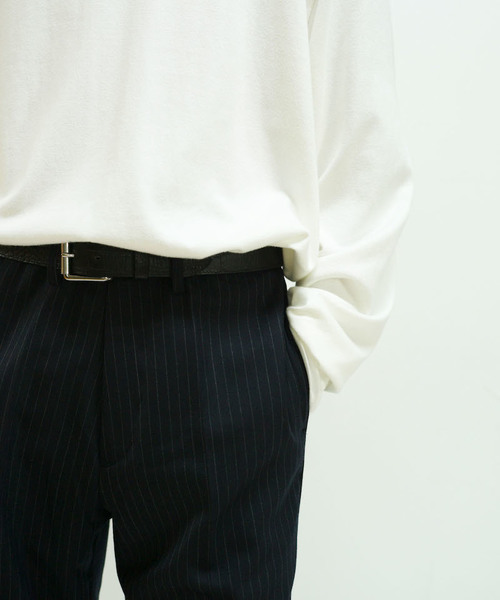 bukht（ブフト）の「bukht STANDARD LS /TEE -CORE COMPACT YARN-（Tシャツ/カットソー・メンズ・ホワイト/ブラック/アッシュブラウン/オレンジ・S/M/L）」の5枚目の写真