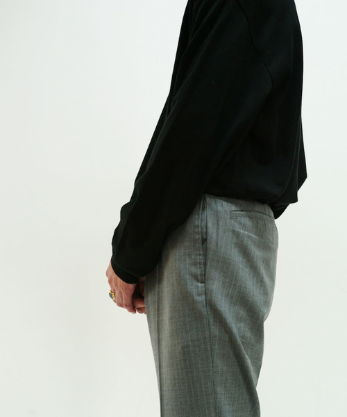 bukht（ブフト）の「bukht STANDARD LS /TEE -CORE COMPACT YARN-（Tシャツ/カットソー・メンズ・ホワイト/ブラック/アッシュブラウン/オレンジ・S/M/L）」の9枚目の写真