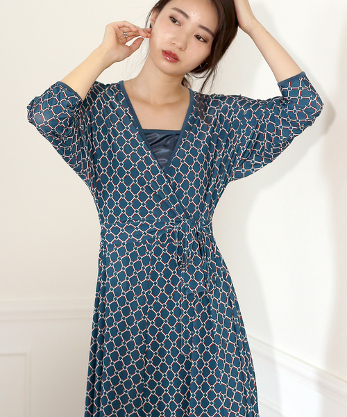 カシュクール ジャージーワンピース ワンピース Bou セール Bou ワンピース ワンピース Jeloud ブージュルード のファッション