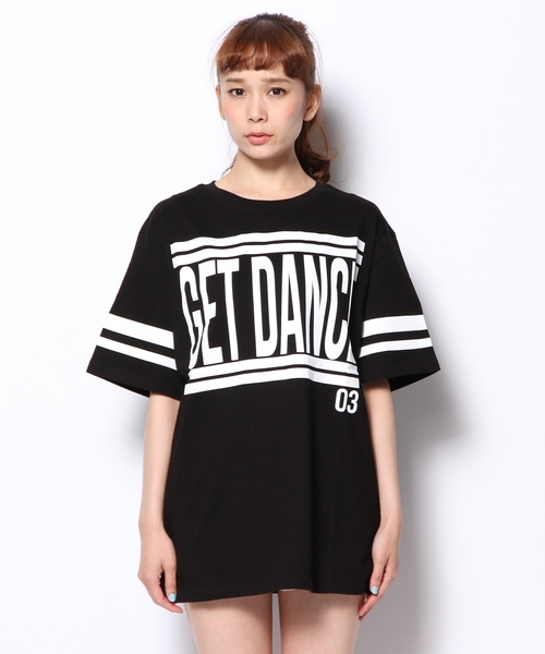 DANCE LB-03(ダンス エルビー・ゼロスリー)の「BANDANA BIG TEE(Tシャツ/カットソー・レディース・ホワイト系/ブラック系・FREE)」の3枚目の写真