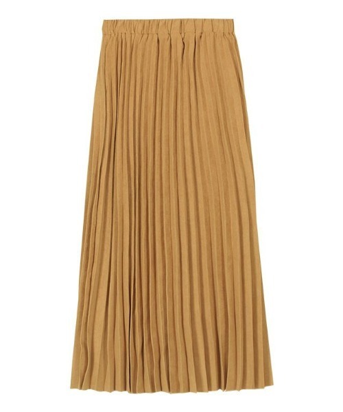 セール】スエードタッチロングプリーツスカート（スカート）｜Pierrot