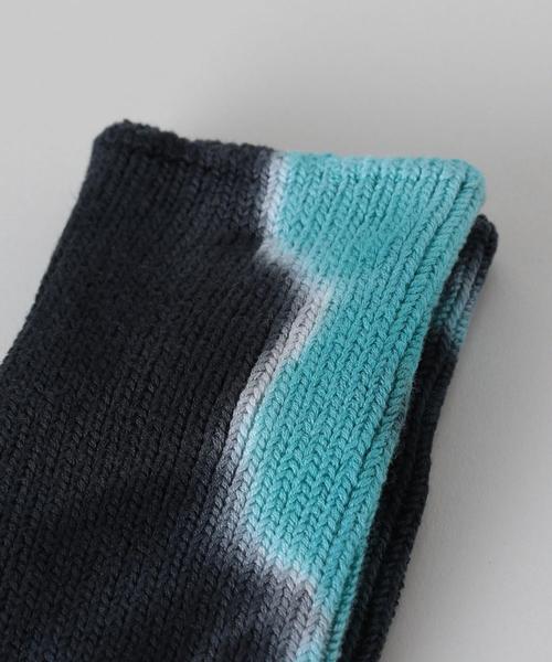 H BEAUTY&YOUTH UNITED ARROWS(エイチビューティーアンドユースユナイテッドアローズ)の「<H>TIE DYE MOTIF RIB SOCKS/ソックス(ソックス/靴下・メンズ・その他1/その他2・FREE)」の7枚目の写真