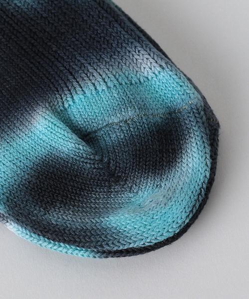 H BEAUTY&YOUTH UNITED ARROWS(エイチビューティーアンドユースユナイテッドアローズ)の「<H>TIE DYE MOTIF RIB SOCKS/ソックス(ソックス/靴下・メンズ・その他1/その他2・FREE)」の6枚目の写真