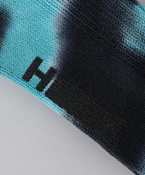 H BEAUTY&YOUTH UNITED ARROWS(エイチビューティーアンドユースユナイテッドアローズ)の「<H>TIE DYE MOTIF RIB SOCKS/ソックス(ソックス/靴下・メンズ・その他1/その他2・FREE)」の4枚目の写真