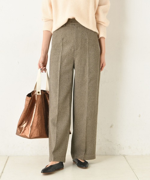 DouDou(ドゥドゥ)の「ツイーディパンツ(その他パンツ・レディース・ベージュ/ブラウン・38/36)」の21枚目の写真