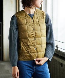 JACK & MARIE�i�W���b�N�A���h�}���[�j�́uTAION V NECK BUTTON DOWN VEST (TAION VN B�޳�V BG WL �u�C�l�b�N �{�^���_�E���x�X�g)(3colors)(Women�fs)(�^�C�I��)�i�_�E���x�X�g�j�v