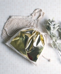 Parfum de Charmant Fleur（パルファムドゥシャルマンフルール）の「【Parfum de Charmant Fleur/パルファム ドゥ シャルマンフルール】haku print 2way bag/箔プリント2wayショルダーバッグ5（トートバッグ）」