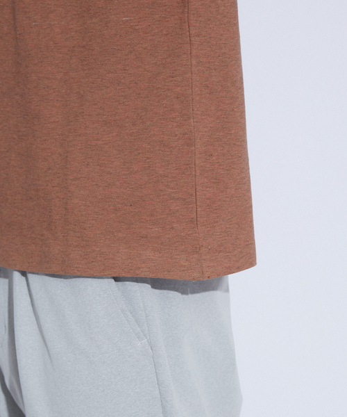 ABAHOUSE（アバハウス）の「【ノンストレス】 圧着クルーロングＴシャツ（Tシャツ/カットソー・メンズ・ホワイト/ダークネイビー/ネイビー/オレンジ・44/46/48）」の17枚目の写真