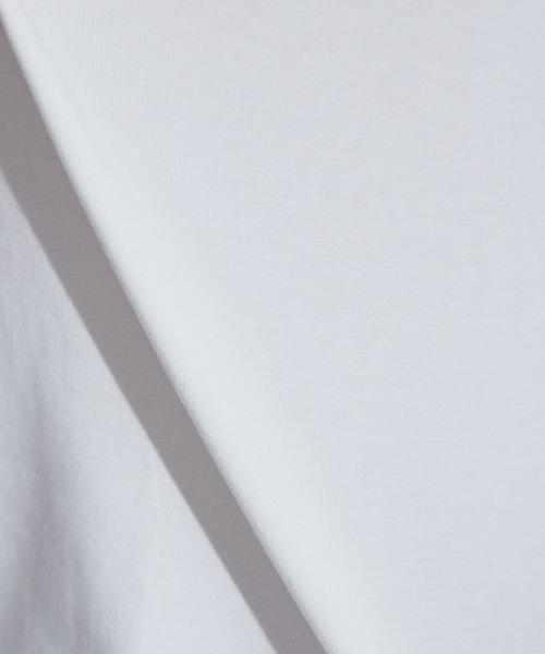 ABAHOUSE（アバハウス）の「【ノンストレス】 圧着クルーロングＴシャツ（Tシャツ/カットソー・メンズ・ホワイト/ダークネイビー/ネイビー/オレンジ・44/46/48）」の10枚目の写真