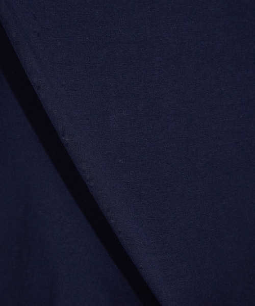 ABAHOUSE（アバハウス）の「【ノンストレス】 圧着クルーロングＴシャツ（Tシャツ/カットソー・メンズ・ホワイト/ダークネイビー/ネイビー/オレンジ・44/46/48）」の8枚目の写真