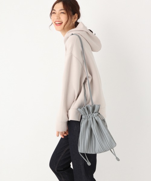 GLOBAL WORK（グローバルワーク）の「プリーツキンチャク/868719（ショルダーバッグ・レディース・ブラック/ライトブルー/ブラウン/アイボリー・FREE）」の16枚目の写真