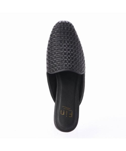 Fin（フィン）の「メッシュフラットミュール（サンダル・レディース・ブラック/アイボリー/キャメル・LL/S/M/L）」の4枚目の写真