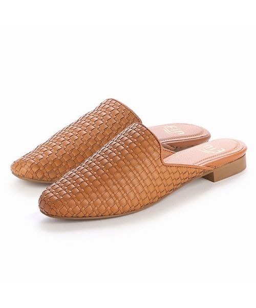 Fin（フィン）の「メッシュフラットミュール（サンダル・レディース・ブラック/アイボリー/キャメル・LL/S/M/L）」の9枚目の写真