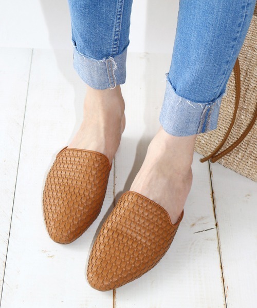 Fin（フィン）の「メッシュフラットミュール（サンダル・レディース・ブラック/アイボリー/キャメル・LL/S/M/L）」の13枚目の写真