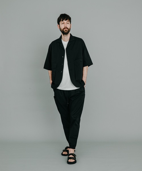 MR.OLIVE（ミスターオリーブ）の「【セットアップ対応】クールマックス リップストップ/ 2プリーツ ジョガーパンツ(イージーパンツ)（その他パンツ・メンズ・ネイビー/ベージュ/ブラック・LARGE/SMALL/MEDIUM）」の5枚目の写真