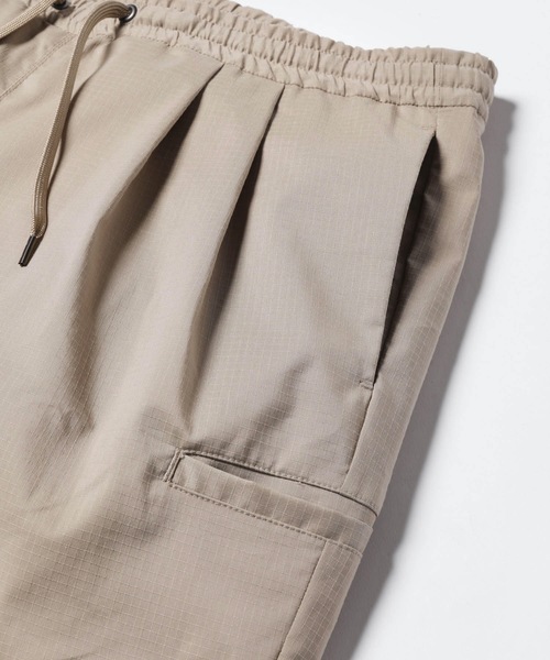 MR.OLIVE（ミスターオリーブ）の「【セットアップ対応】クールマックス リップストップ/ 2プリーツ ジョガーパンツ(イージーパンツ)（その他パンツ・メンズ・ネイビー/ベージュ/ブラック・LARGE/SMALL/MEDIUM）」の11枚目の写真