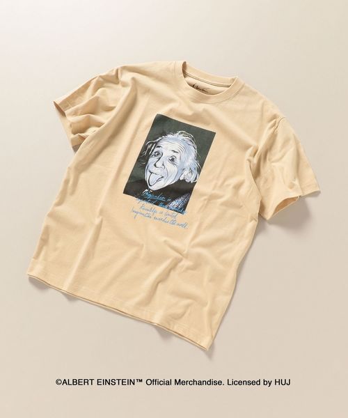SHIPS(シップス)の「SC: アルベルト アインシュタイン Tシャツ SHIPS(シップス)の「SC: アルベルト アインシュタイン Tシャツ